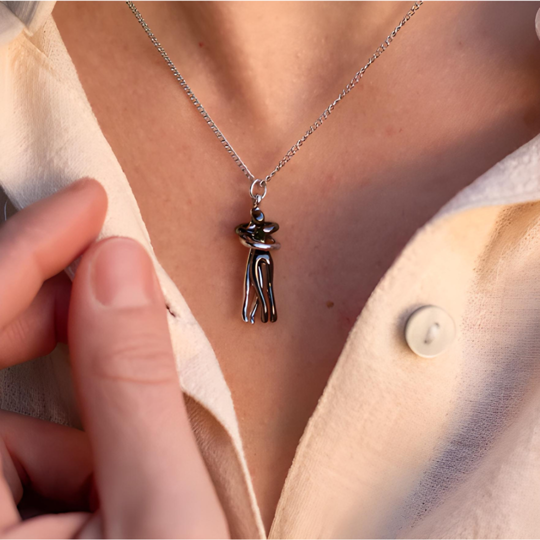 Duo Collar abrazo infinito 💖Eres el amor que da sentido a mi vida💖