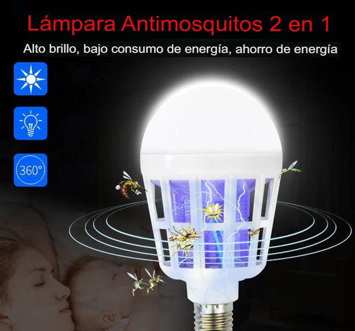 BOMBILLO MATA MOSQUITOS OFERTA ESPECIAL COMPRA 1  ¡Llévate 1 GRATIS!