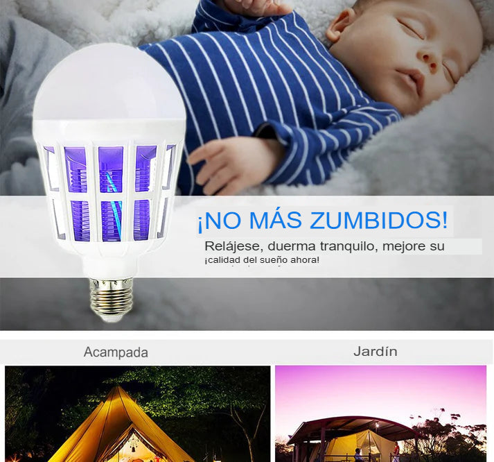 BOMBILLO MATA MOSQUITOS OFERTA ESPECIAL COMPRA 1  ¡Llévate 1 GRATIS!