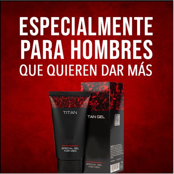 Titan Gel Para Crecimiento Viril Original