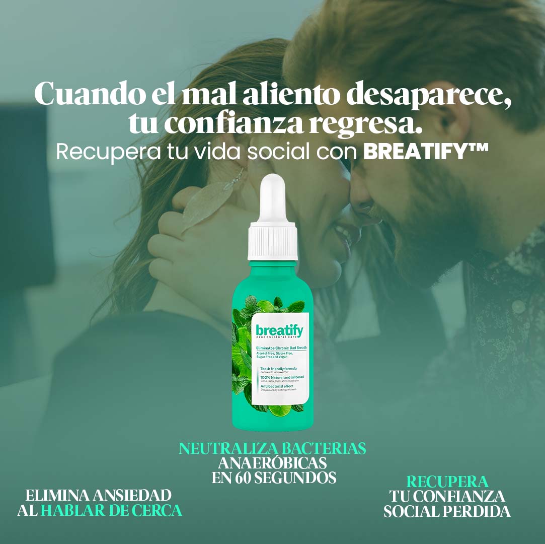 BREATIFY ™ GOTAS CONTRA EL MAL ALIENTO