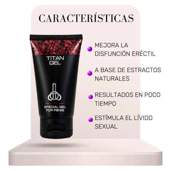 Titan Gel Para Crecimiento Viril Original