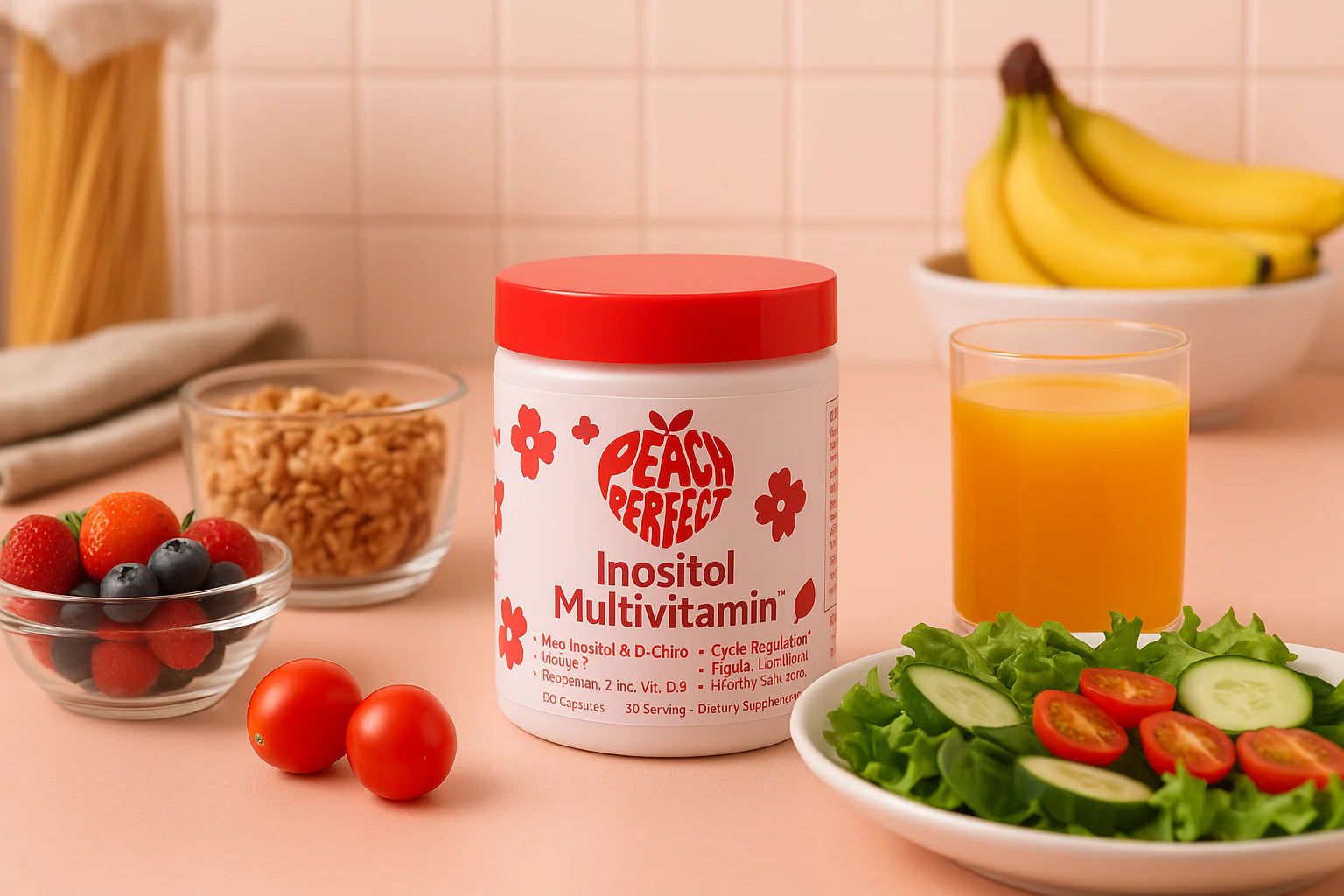 Inositol  Multivitamin Peach Perfect