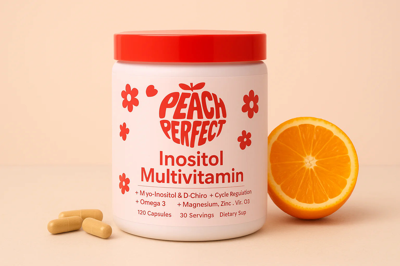 Inositol  Multivitamin Peach Perfect
