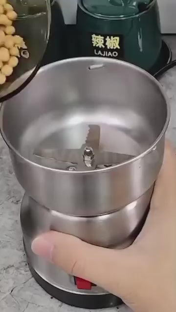 Molinillo Eléctrico Portátil de Acero Inoxidable, para Café, Especias, Semillas y Hierbas